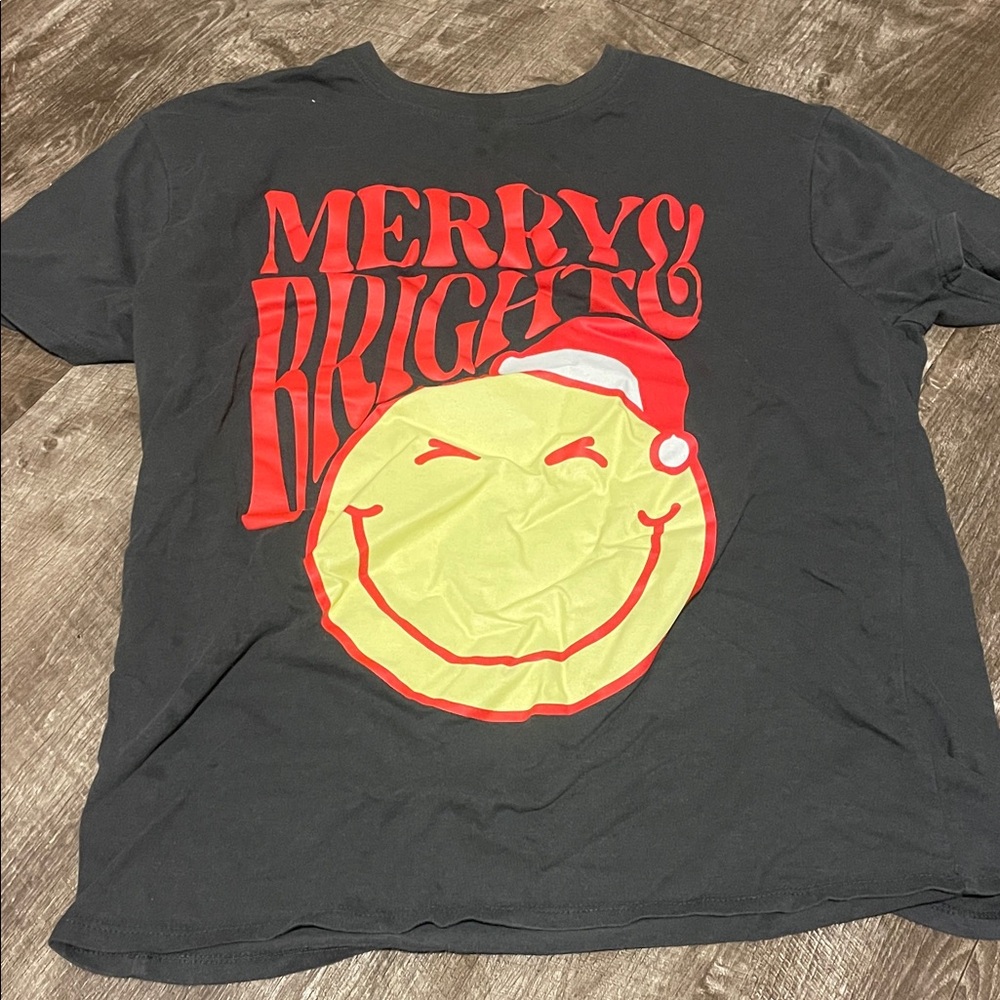 art class Black Graphic Tee with White Logo Print